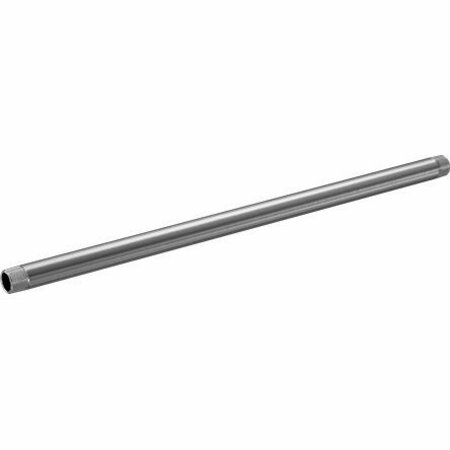 BSC PREFERRED Standard-Wall Aluminum Pipe Threaded on Both Ends 3/4 NPT 24 Long 5038K88